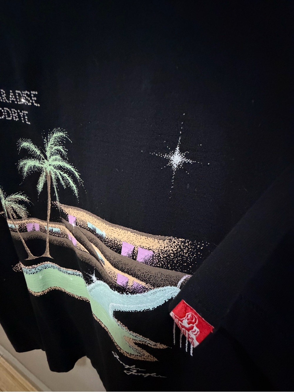 Jungles Rhinestone Pool Tee - Picture 2 of 3